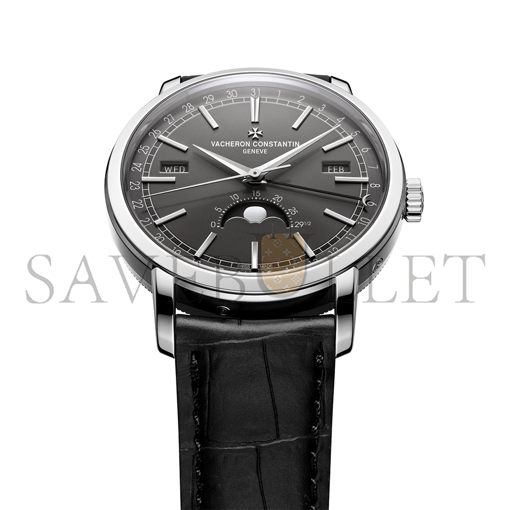 VACHERON CONSTANTIN TRADITIONNELLE COMPLETE CALENDAR 41 MM WHITE GOLD WATCH 4010T/000G-B740 VACHERON CONSTANTIN TRADITIONNELLE COMPLETE CALENDAR 41 MM WHITE GOLD WATCH 4010T/000G-B740